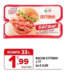 Iperal Bacon Citterio offerta