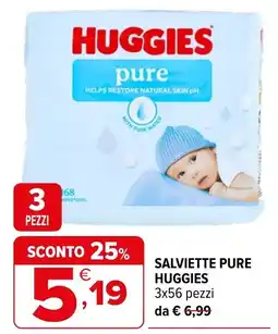 Iperal Salviette pure Huggies offerta