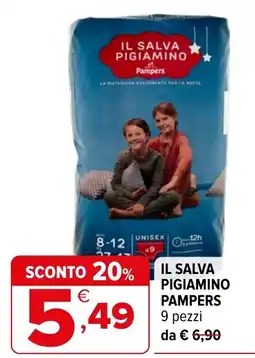 Iperal Il salva pigiamino Pampers offerta