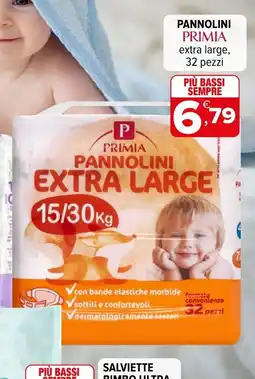 Iperal Pannolini Primia extra large offerta