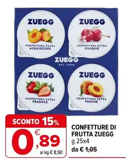 Iperal Confetture di frutta Zuegg offerta