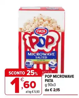 Iperal Pop microwave Pata offerta