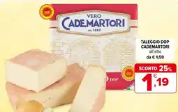 Iperal Taleggio DOP Cademartori offerta