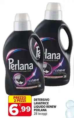 Iperal Detersivo lavatrice liquido renew perlana offerta