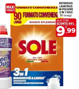 Iperal Detersivo lavatrice in polvere 3 in 1 Sole offerta