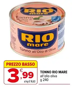 Iperal Tonno Rio Mare all’olio oliva offerta