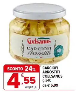 Iperal Carciofi arrostiti Coelsanus offerta