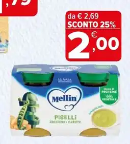 Iperal Mellin Piselli Zucchine e Carote offerta