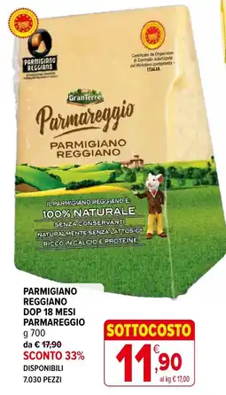 Iperal Parmareggio Parmigiano Reggiano offerta