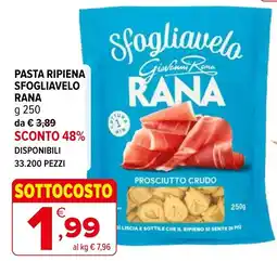 Iperal Pasta ripiena sfogliavelo rana offerta