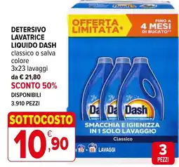 Iperal Detersivo lavatrice liquido Dash classico offerta
