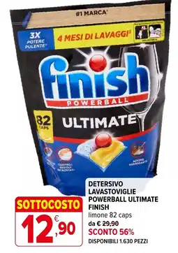 Iperal Detersivo lavastoviglie Powerball Ultimate Finish offerta