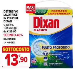 Iperal Detersivo lavatrice in polvere Dixan classico offerta