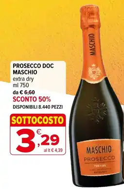 Iperal Prosecco Doc Maschio offerta