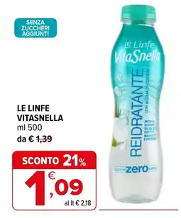 Iperal Le Linfe Vitasnella offerta