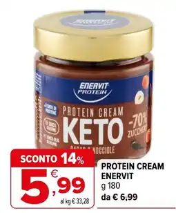 Iperal Protein cream Enervit offerta