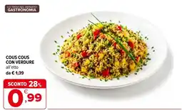 Iperal Cous cous con verdure offerta
