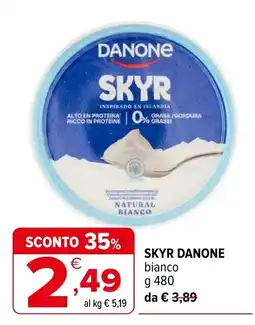 Iperal Skyr Danone bianco offerta