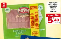 Iperal Prosciutto crudo Fratelli Beretta offerta
