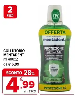 Iperal Collutorio Mentadent offerta