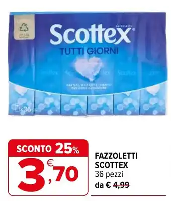 Iperal Fazzoletti Scottex offerta