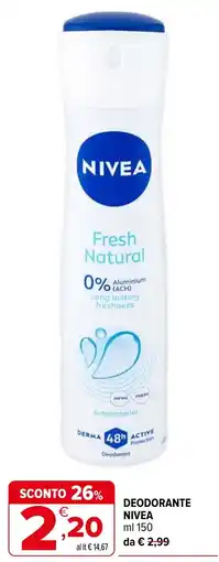 Iperal Deodorante Nivea offerta