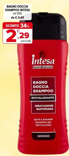 Iperal Intesa Bagno Doccia Shampoo offerta