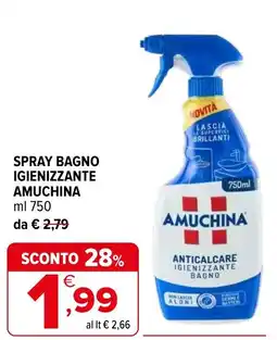 Iperal Spray bagno igienizzante Amuchina offerta