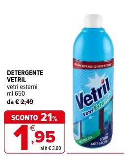 Iperal Detergente Vetril offerta
