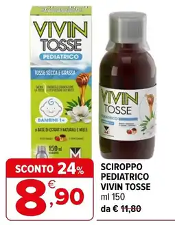 Iperal Sciroppo pediatrico Vivin Tosse offerta