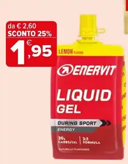Iperal Enervit liquid gel offerta