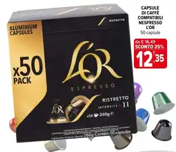 Iperal L'OR Espresso Ristretto offerta