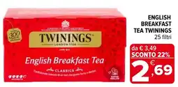 Iperal English Breakfast Tea Twinings offerta