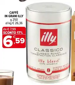 Iperal Caffè in grani illy offerta