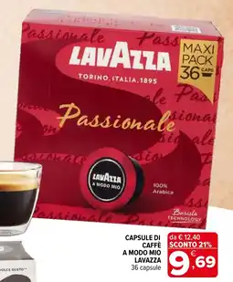 Iperal Capsule di caffè a modo mio Lavazza offerta