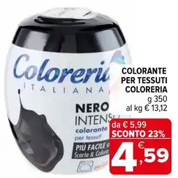 Iperal Colorante per tessuti Coloreria offerta