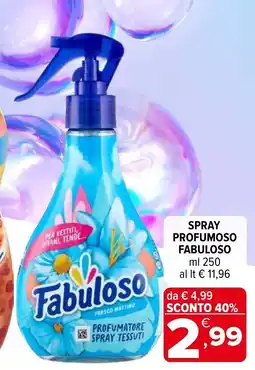 Iperal Fabuloso profumatore spray tessuti fresco mattino offerta