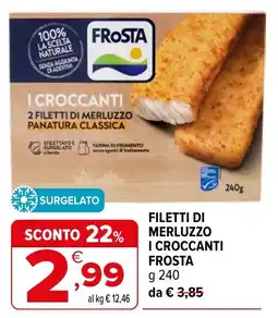 Iperal Filetti di merluzzo i croccanti frosta offerta