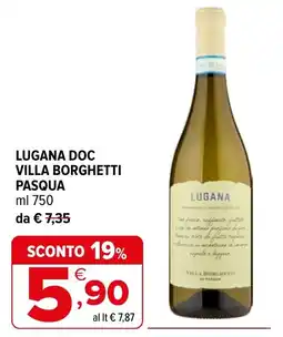 Iperal Lugana Doc Villa Borghetti Pasqua offerta