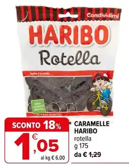 Iperal Caramelle Haribo Rotella offerta