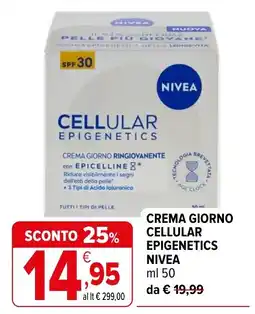 Iperal Crema giorno cellular epigenetics Nivea offerta