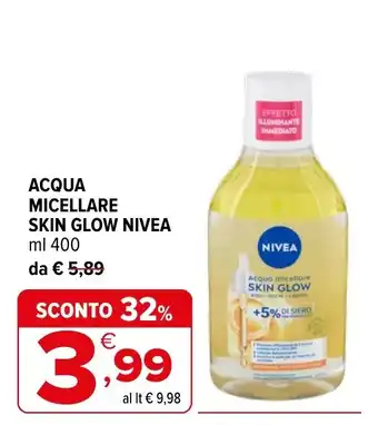 Acqua micellare skin glow nivea