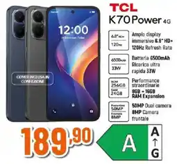 Ipercoop TCL K70 Power 4G offerta