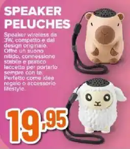 Ipercoop Speaker peluches offerta