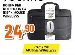 Ipercoop Borsa per notebook da 15.6" + mouse wireless offerta