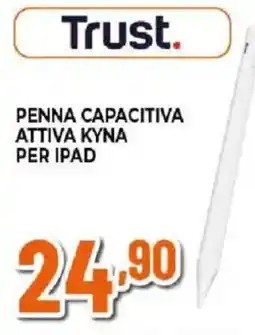 Ipercoop Trust Penna capacitiva attiva Kyna per iPad offerta