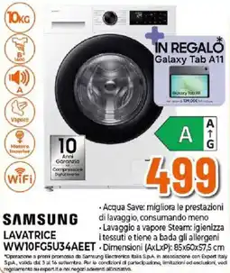 Ipercoop Samsung lavatrice offerta