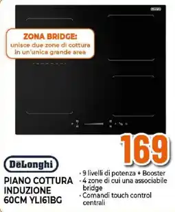 Ipercoop DeLonghi piano cottura induzione 60cm offerta