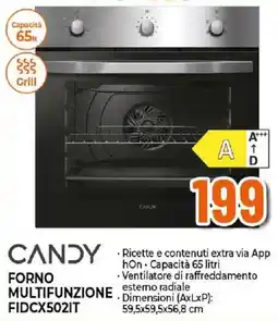 Ipercoop Candy forno multifunzione offerta