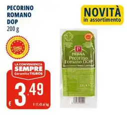 Tigros Primia Pecorino Romano DOP offerta